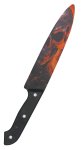 COLTELLO STAMPATO CRANIO 30 CM S7744