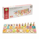 PUZZLE LEGNO LETTERE NUMERI ODG1082