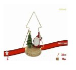 ALBERO CERAMICA SANTA CLAUS C/LED 492686