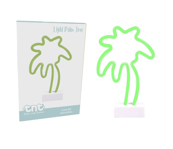 LUCE LED 29CM TnT LIGHT PALM TREE 92003