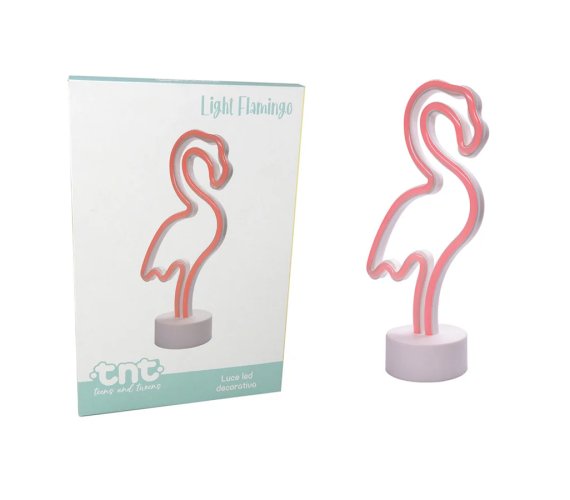 LUCE LED 27CM TnT LIGHT FLAMINGO 92002