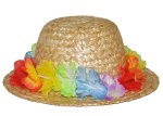CAPPELLO PAGLIA CON FIORI 63533