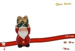 BABBO NATALE CON SACCO C/LED 14CM 973304