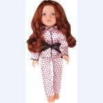 FOTOMODELLA PIGIAMA ROSA POIS 33679 odg