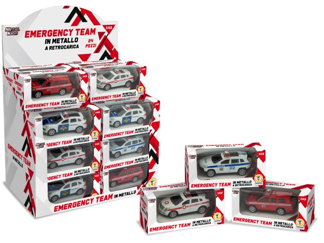 AUTO SUV PRONTO INTERV.1:43 METAL KIDS 65725
