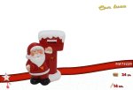 BABBO NATALE CON POSTA C/LED 14CM 973229