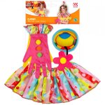 COMBINATO PAGLIACCIO CAPPELLO COLLARE GUANTI 29343