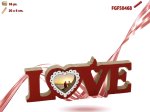 SCRITTA LOVE PORTAFOTO LEGNO 450468