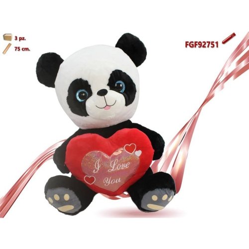PANDA CON CUORE 75CM 92751