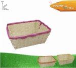 CESTINO RETT.BAMBOO CON BORDI 702000