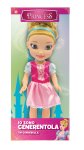 BAMBOLA CENERENTOLA OCCHI GLITTER CM. 38 CI007