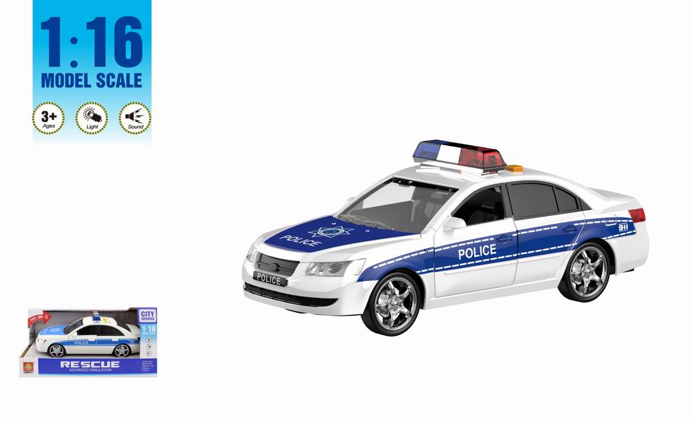 AUTO POLIZIA E TAXY ASS. 20 CM LUCI-SUONI ODG1044