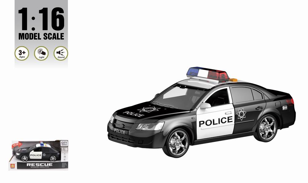 AUTO POLIZIA E TAXY ASS. 20 CM LUCI-SUONI ODG1044