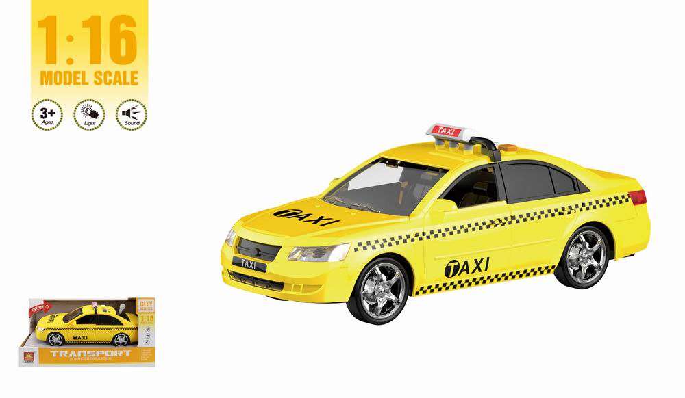 AUTO POLIZIA E TAXY ASS. 20 CM LUCI-SUONI ODG1044