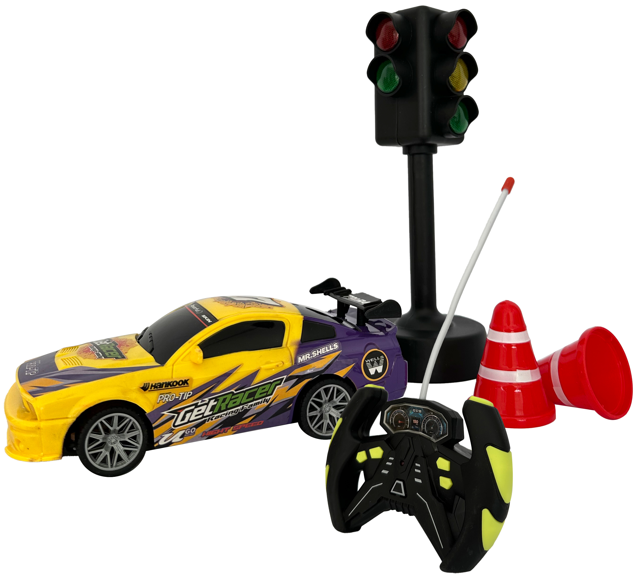 AUTO RADIOCOMANDO 1/20 CON SEMAFORO ASS. ODG1066