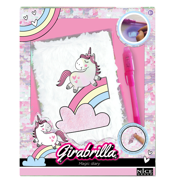 GIRABRILLA UNICORN MAGICO DIARIO 02519