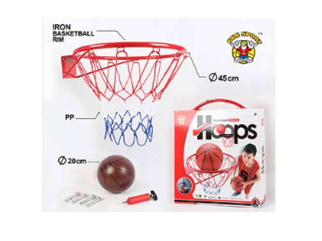 BASKET ANELLO ROSSO 45 CM IRON ODG1107