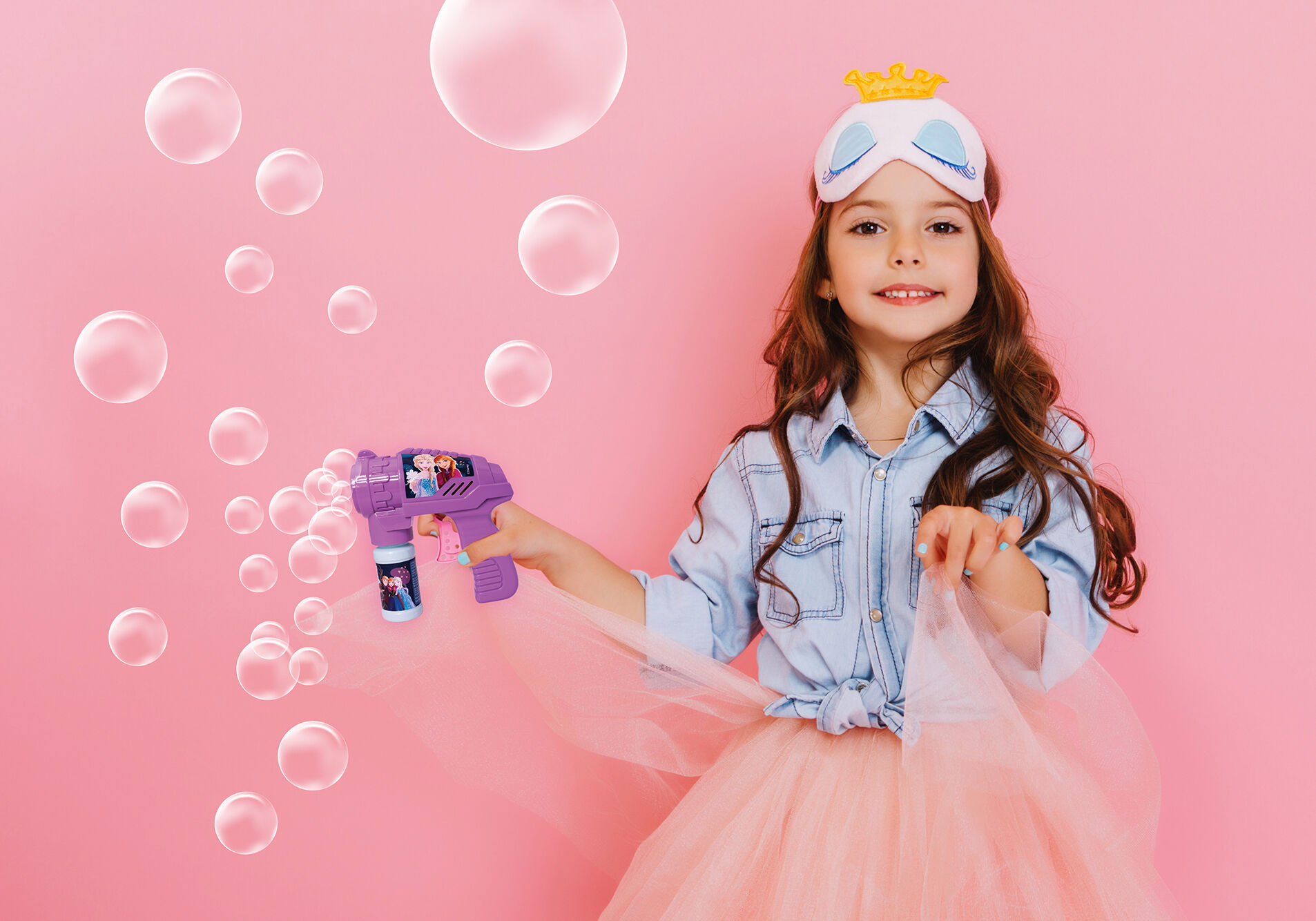 BOLLE SAPONE BUBBLE GUN FROZEN 5200-01363