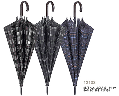 OMBRELLO GOLF UOMO 65CM AUTOM.SCOZZESE 12133