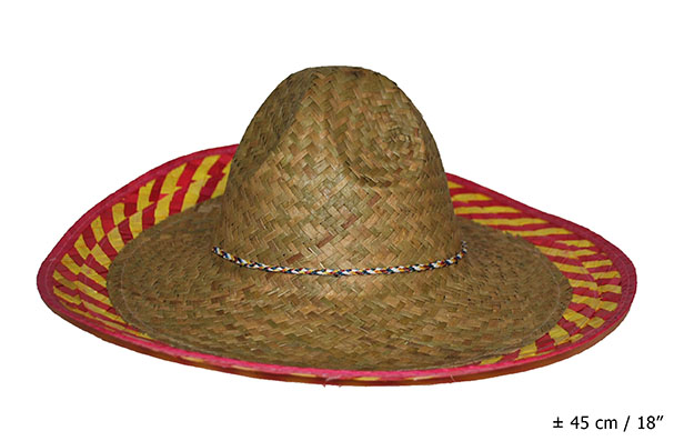 SOMBRERO PAGLIA .50CM 62246